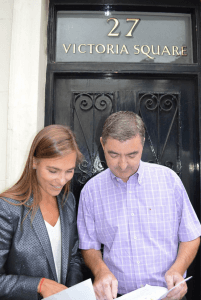 Natalia Dabrowska, VA's Head of Administration & David Dunning Project Manager of move