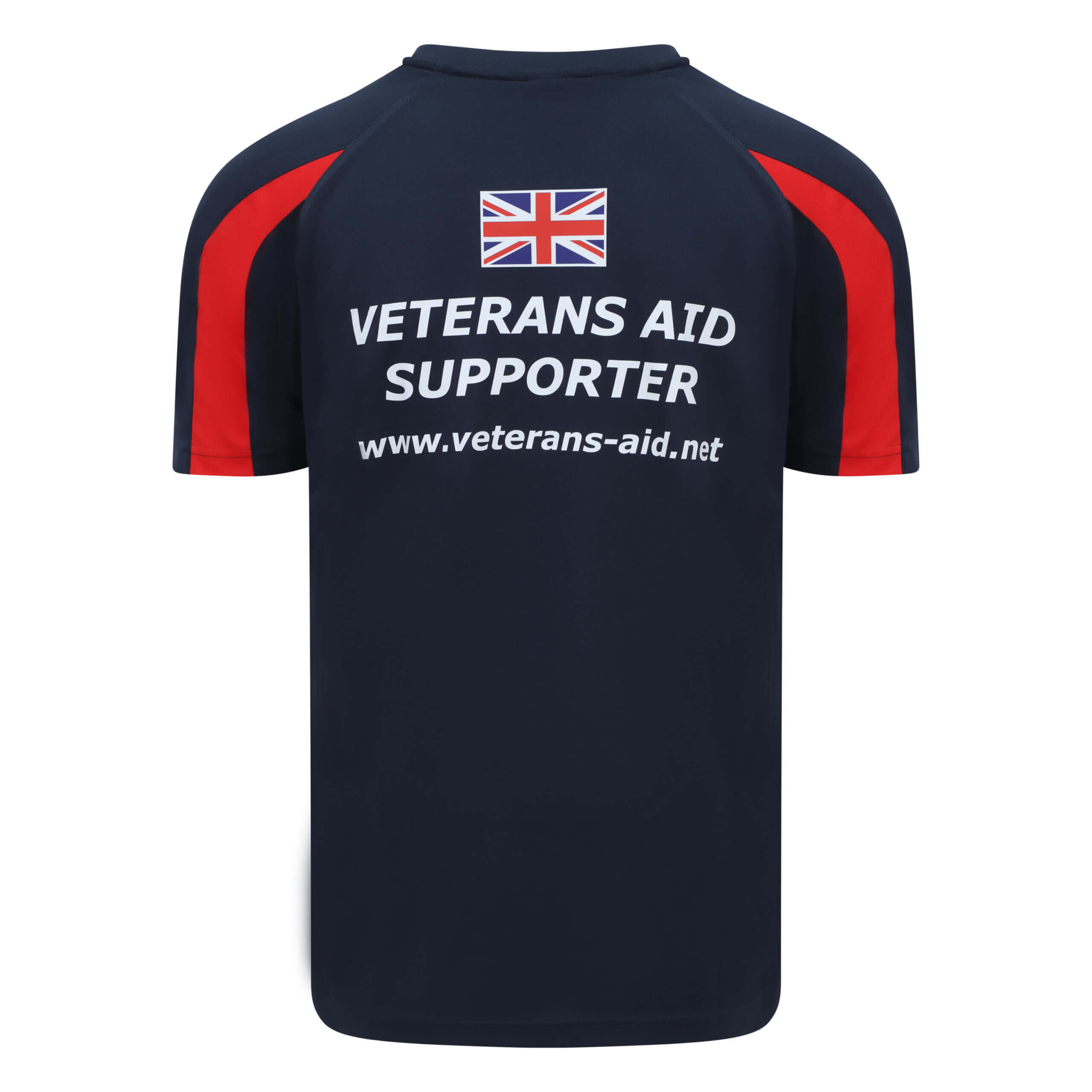 Veterans Aid Sports Top Back
